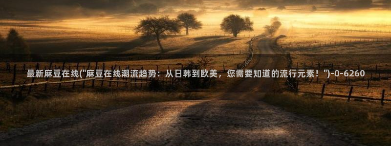 麻豆作品：最新麻豆在线(\